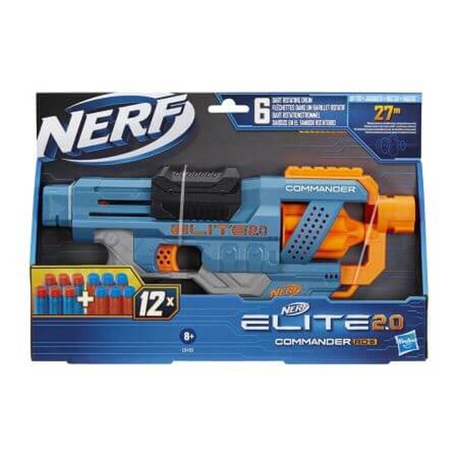 Nerf Blaster 2.0 Elite Commander RD-6, +8 anni, Hasbro