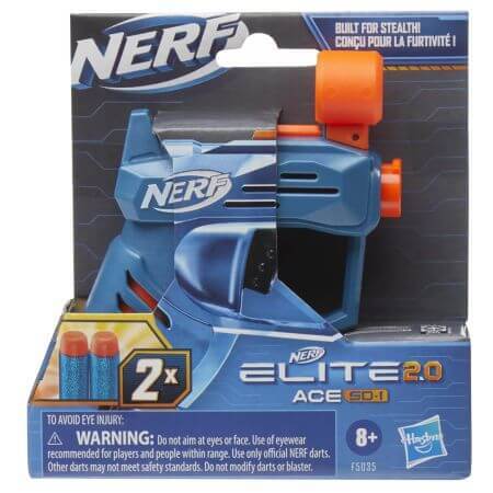 Blaster Nerf elite 2.0 Ace SD-1, +8 ans, Hasbro