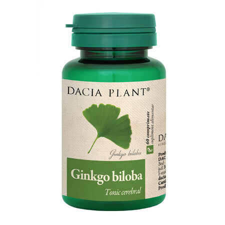 Ginkgo Biloba, 60 comprimés, Plante Dacia