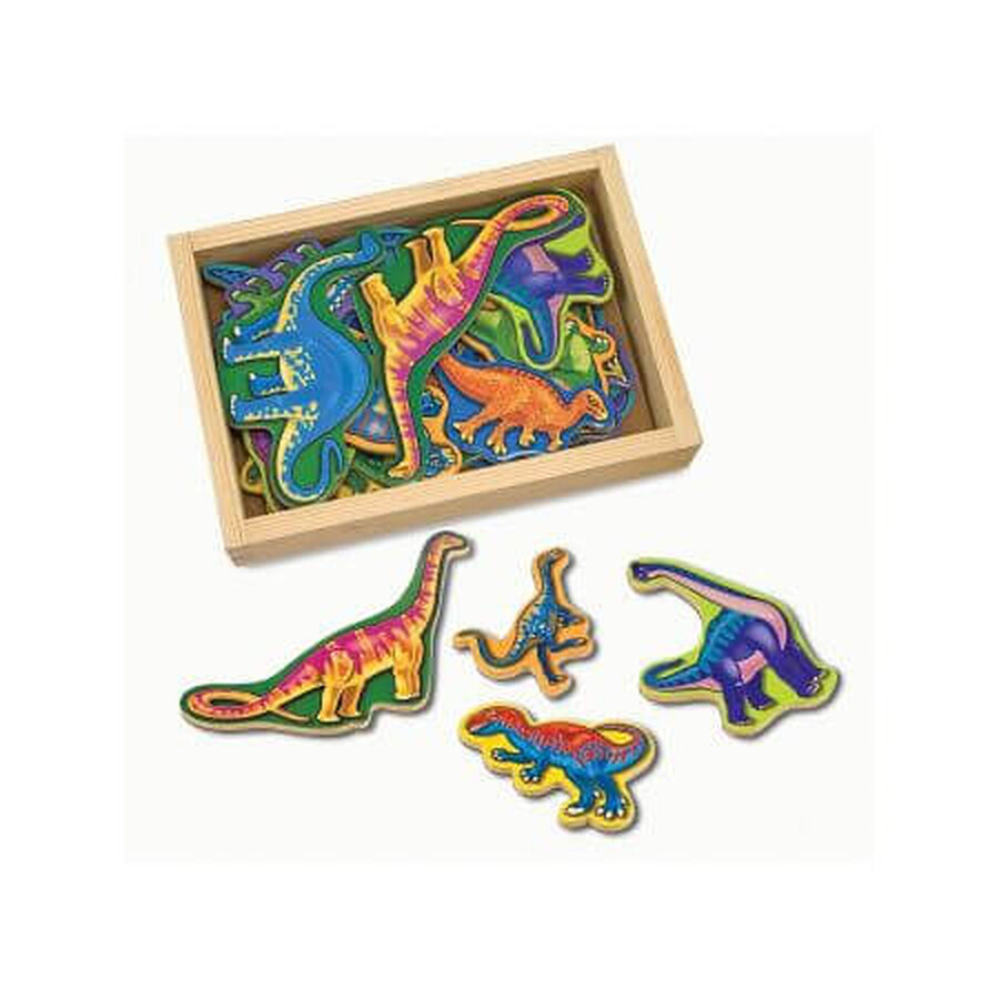 Dinosaurier aus Holz mit Magneten, +3 Jahre, Melissa&Doug