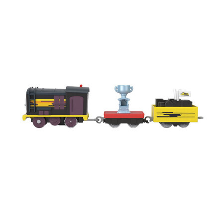 Locomotive à moteur diesel avec 2 wagons, Thomas & Friends