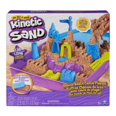 Kinetic Sand Beach Sand Kingdom, +5 ans, Spin Master