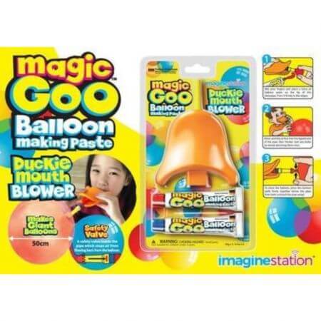 Pasta per soffiare i palloncini Magic Goo Duck Hammer, 5+ anni, 4M