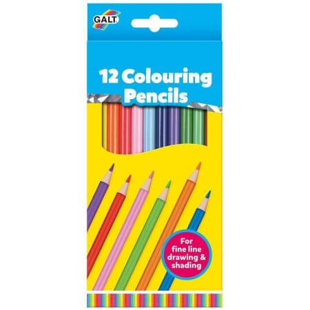 Set de 12 crayons de couleur, Galt