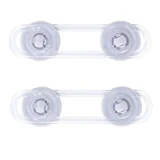 Set of 2 fuses with multifunctional lock Light Grey, 3.5 x 1.2 x 18cm, Kikka Boo