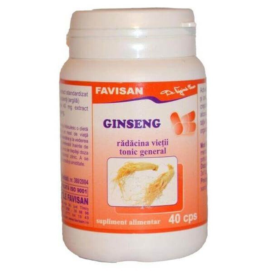 Ginseng, 40 gélules, Favisan