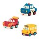 Lot de 3 mini-voitures, Btoys