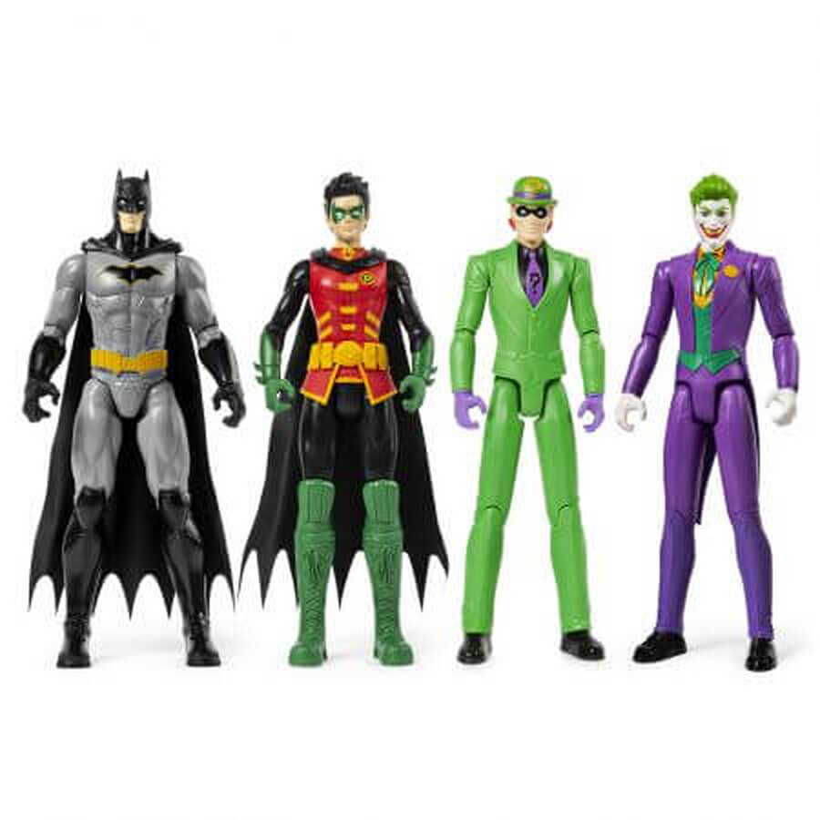 Lot de 4 figurines, 30 cm, DC Comics