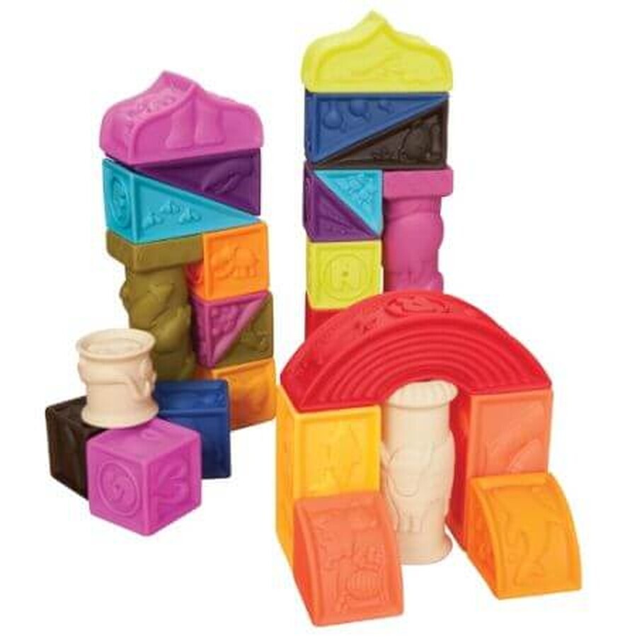 Set de cubes souples, 26 pièces, Btoys