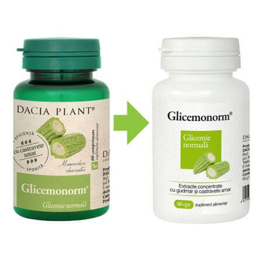Glicemonorm, 60 Tabletten, Dacia Plant