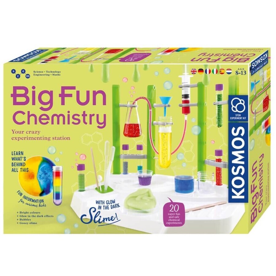 Set éducatif de chimie Stem Fun, +8 ans, Kosmos