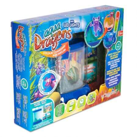 Stem Deluxe Lernset mit wechselnden Farben und LEDs, Aqua Dragons