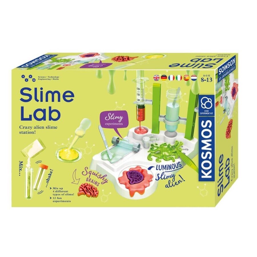 Set éducatif Stem Slime Lab, +8 ans, Kosmos