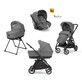 Electa Quattro Darwin Syst&#232;me 3 en 1, Chelsea Grey, Chelsea Grey, Inglesina