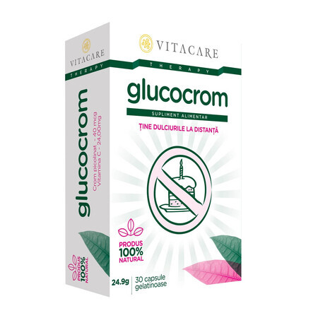 Glucocrom, 30 gélules, Vitacare