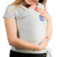 Sistema di abbigliamento per bambini, fascia elastica, grigio chiaro, primo abbraccio