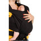 Sistema di abbigliamento per neonati, fascia elastica, nero, primo abbraccio