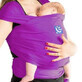 Sistema di abbigliamento per neonati, fascia elastica, viola, primo abbraccio