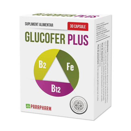 Glucofer Plus, 30 gélules, Parapharm
