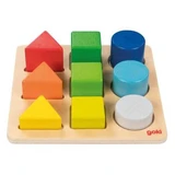 Trieur en bois formes et couleurs, + 1 an, Goki