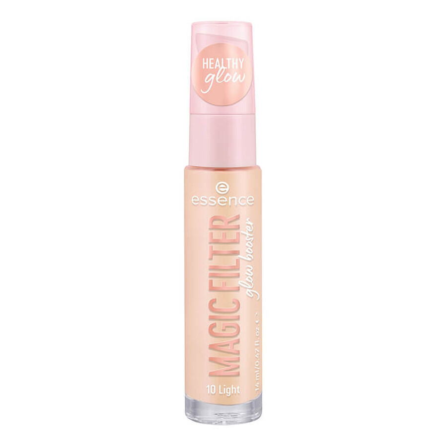 Glow Booster Filtro Mágico Glow Booster Base de Maquillaje con Color, 10 - Claro, 14 ml, Essence