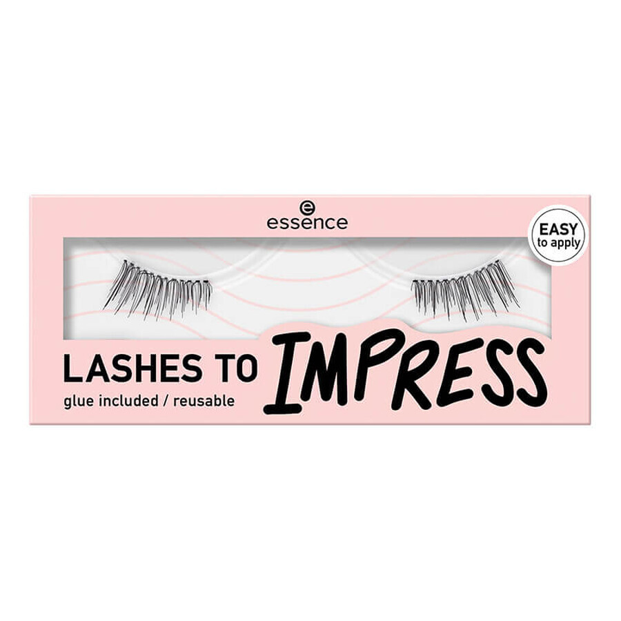 Gene false Lashes to Impress, 03 - Half Lashes, 1 pereche, Essence