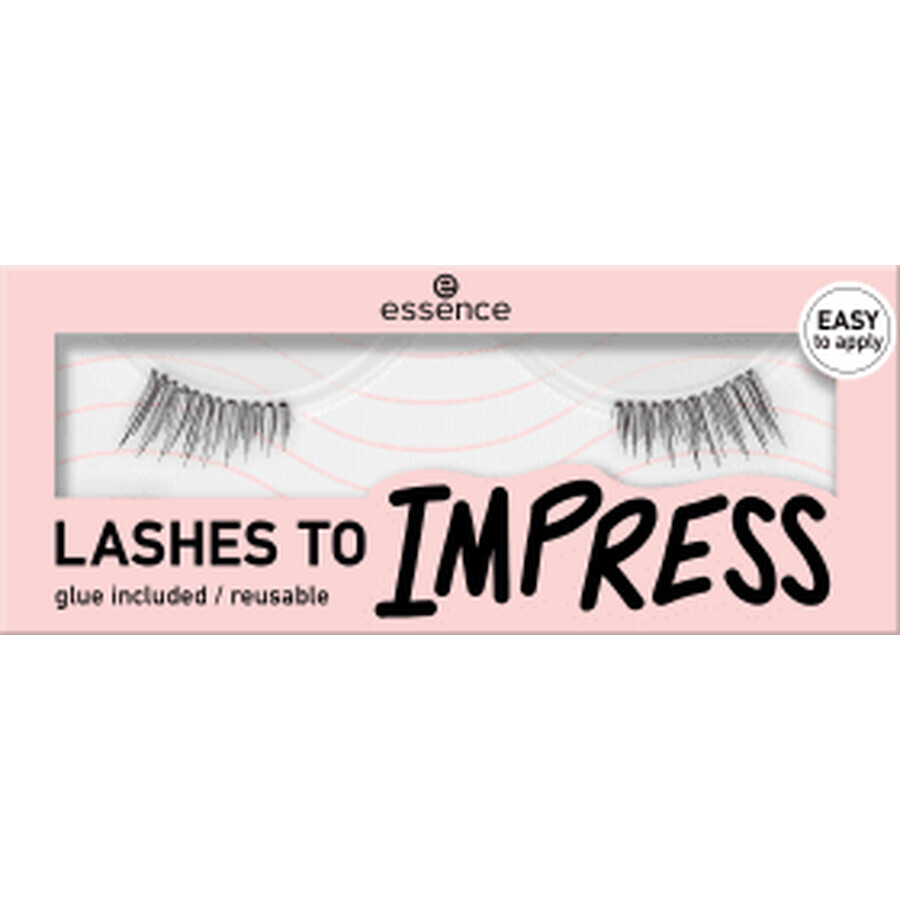 Gene false Lashes to Impress, 03 - Half Lashes, 1 pereche, Essence