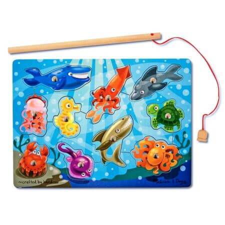 Jeu de pêche magnétique Animaux marins, +3 ans, Melissa & Doug