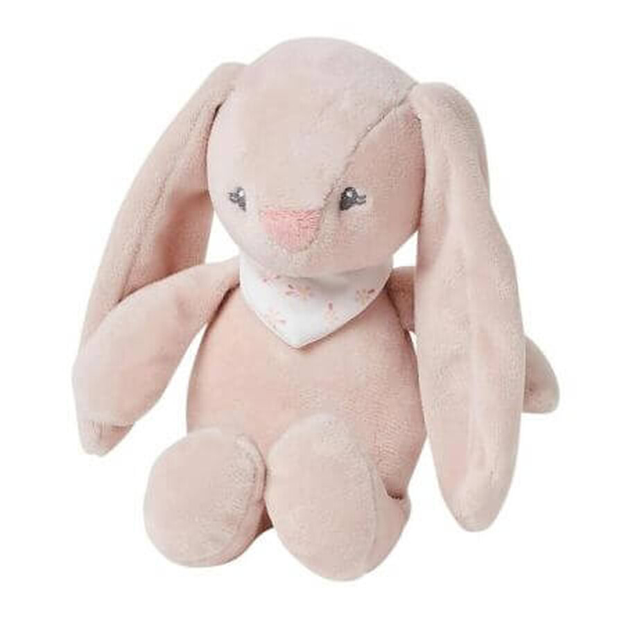 Jouet peluche lapin Pomme, 30 cm, Rose, Nattou