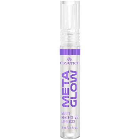 Brillant à lèvres Meta Glow Multi-Reflective, 01 - Cyber Space, 3 ml, Essence