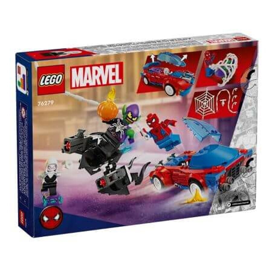 Voiture de course Spider-Man et Venom Bouffon Vert, 7 ans et +, 76279, Lego Marvel