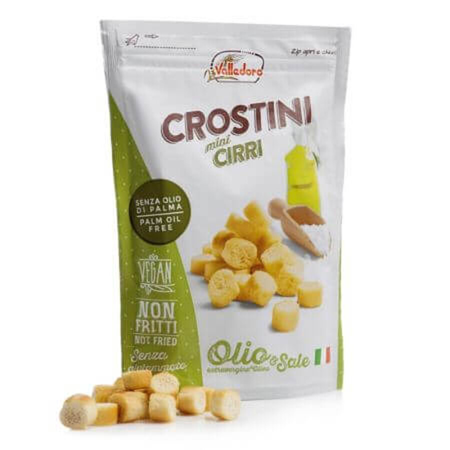 Mini-Croutons mit Olivenöl, 100 g, Valledoro