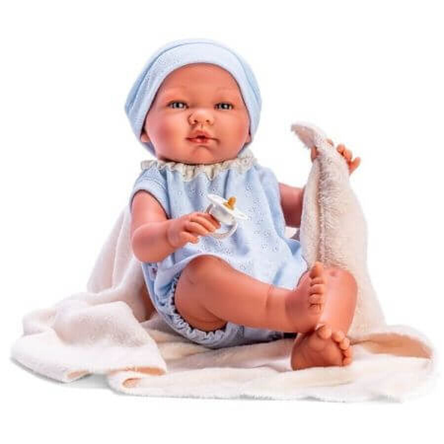 Baby Doll Pablo with Blue Suits and Beige Paturica, +3 ans, 43 cm, Asivil