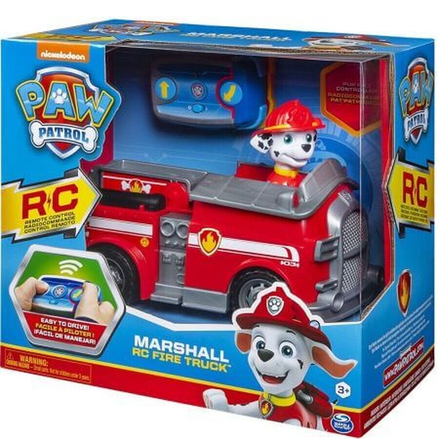 Marshall Puppy Patrol et Fire Engine avec télécommande, Nickelodeon