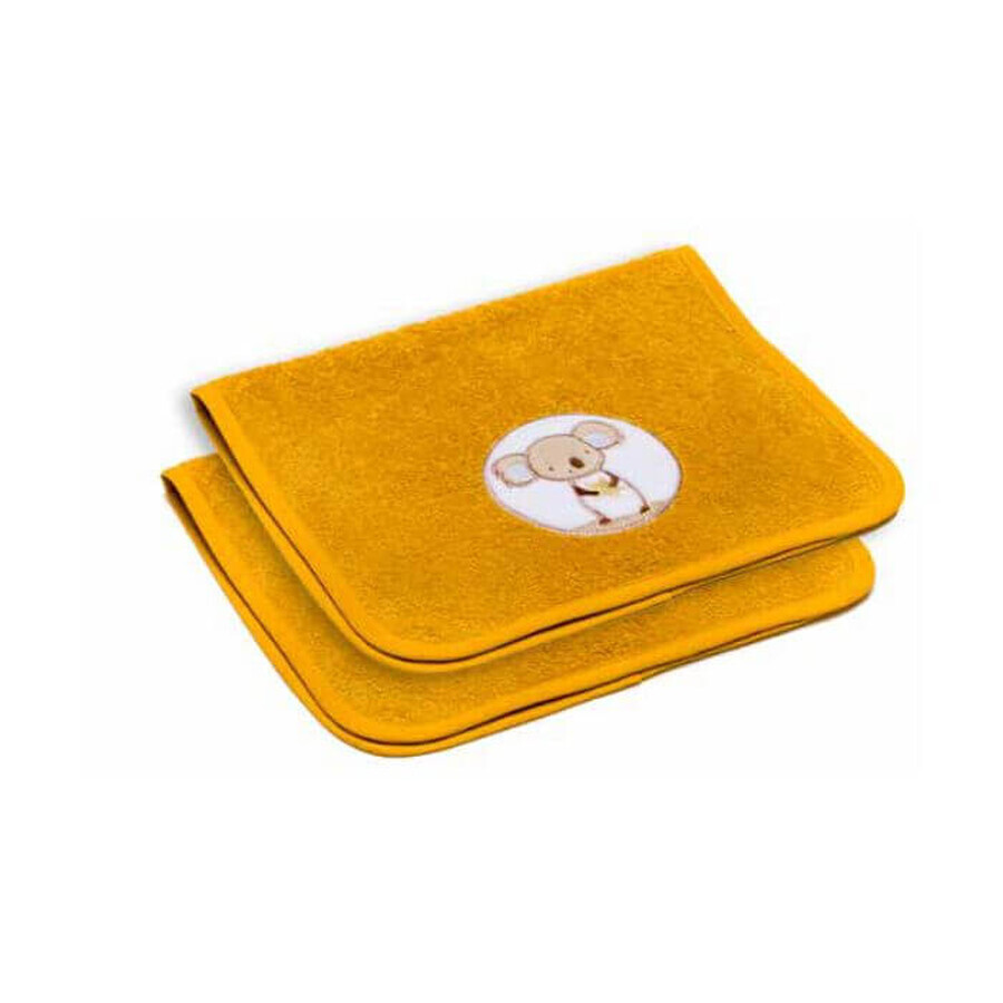 Set di 2 asciugamani ricamati Honey, 30*50cm, Fillikid