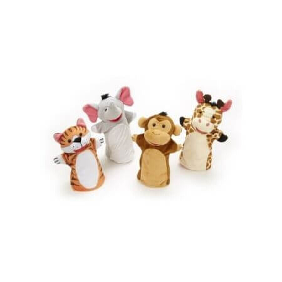 Satz mit 4 Zoo-Handpuppen, Melissa & Doug