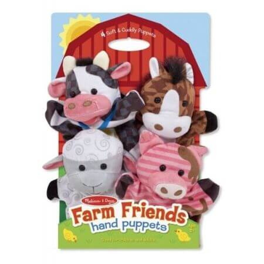 Satz von 4 Handpuppen, Ferma, Melissa&Doug