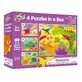 Set di 4 puzzle Dinosauri, + 3 anni, Galt