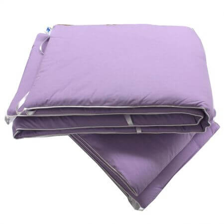 Set aparatori laterale pentru patut Roz, 180 x 35 cm, Baltic Bebe