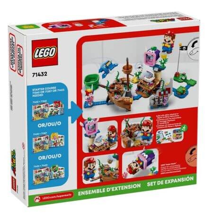 Jeu d'expansion de l'épave engloutie de Dorrie, 7 ans et +, 71432, Lego Super Mario