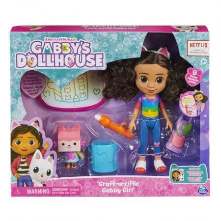 Set de joaca papusa si accesorii, +3 ani, Gabby's Dollhouse