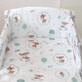 Parure de lit avec protection lat&#233;rale, Small Deer, 120 x 60 cm, Amy