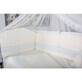 Set di lenzuola per culla in crema, 11 pezzi, blu, 120&#215;60 cm, MyKids