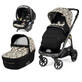 Veloce Primo Primo Viaggio Lounge, Graphic Gold, syst&#232;me de poussette 3 en 1, Peg Perego