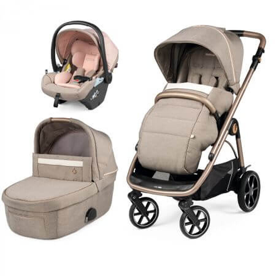 Veloce Primo Primo Viaggio Lounge, Mon Amour, Peg Perego, système de poussette 3 en 1 pour enfants