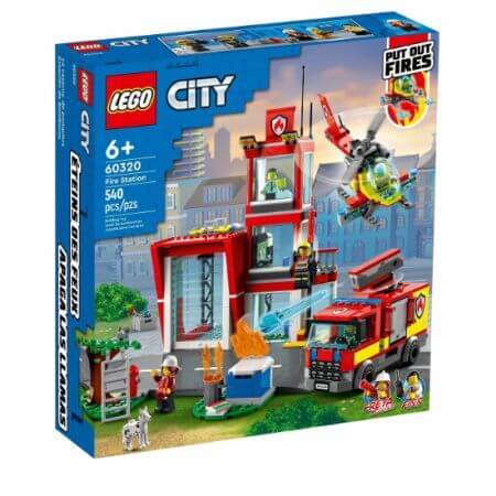 Lego City Fire Station, +6 ans, 60320, Lego