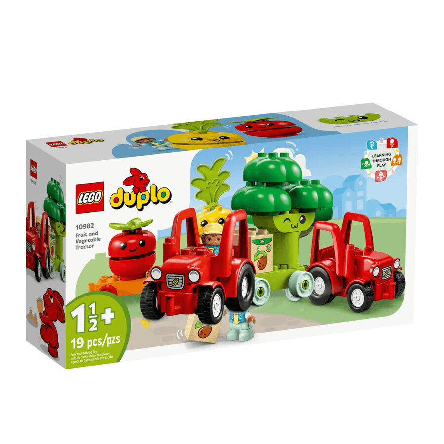 Lego Duplo Tracteur de fruits et légumes, 2 ans et +, 10982, Lego