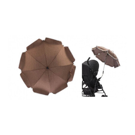 Parapluie avec protection UV 50 +, Melange Brown, 80 cm, Fillikid