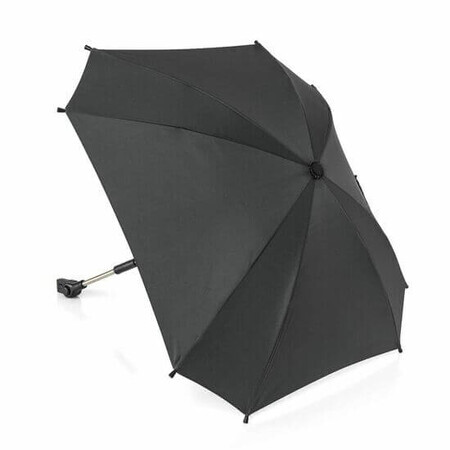 ShineSafe Parapluie noir réglable avec protection solaire UV 50+ pour voiture d'enfant, Reer