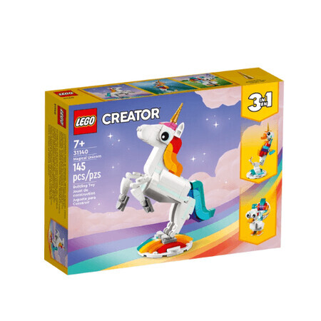 Unicorn magic Lego Creator, 7 ani+, 31140, Lego